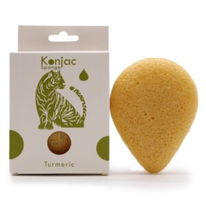 Eponge konjac au Tumeric